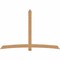 Ekena Millwork Bellingham Timber Gable Bracket, Western Red Cedar, 108"W x 72"H x 5 1/2"D x 5 1/2"F, 16/12 Pitch GBW108X72X0606BEL00SWR - alternate 1